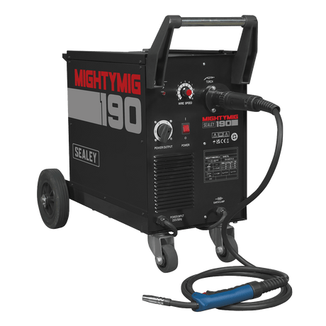 Sealey MIGHTYMIG190 Professional Gas/Gasless MIG Welder with Euro Torch 190A - MIGHTYMIG190 - Sealey Tools UK - Trade Counter Direct