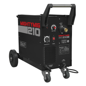 Sealey MIGHTYMIG210 Professional Gas/Gasless MIG Welder with Euro Torch 210A - MIGHTYMIG210 - Sealey Tools UK - Trade Counter Direct