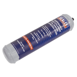 Sealey MIG/MIX/100/12 Disposable Carbon Dioxide/Argon Gas Cylinder 100g - Box of 12 - MIG/MIX/100/12 - Sealey Tools UK - Trade Counter Direct