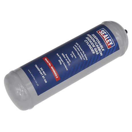 Sealey MIGMIX2.24 Disposable Argon/Carbon Dioxide Gas Cylinder 430g, 2.2L - Pack of 4 - MIGMIX2.24 - Sealey Tools UK - Trade Counter Direct