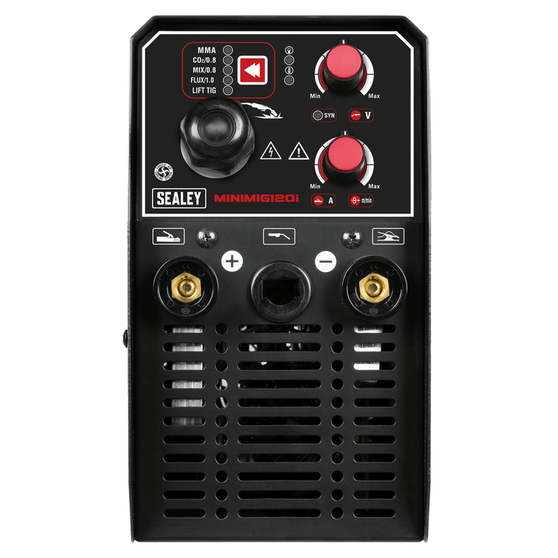 Sealey MINIMIG120I MIG/TIG & MMA (ARC/STICK) Inverter Welder 120A 230V - MINIMIG120I - Sealey Tools UK - Trade Counter Direct