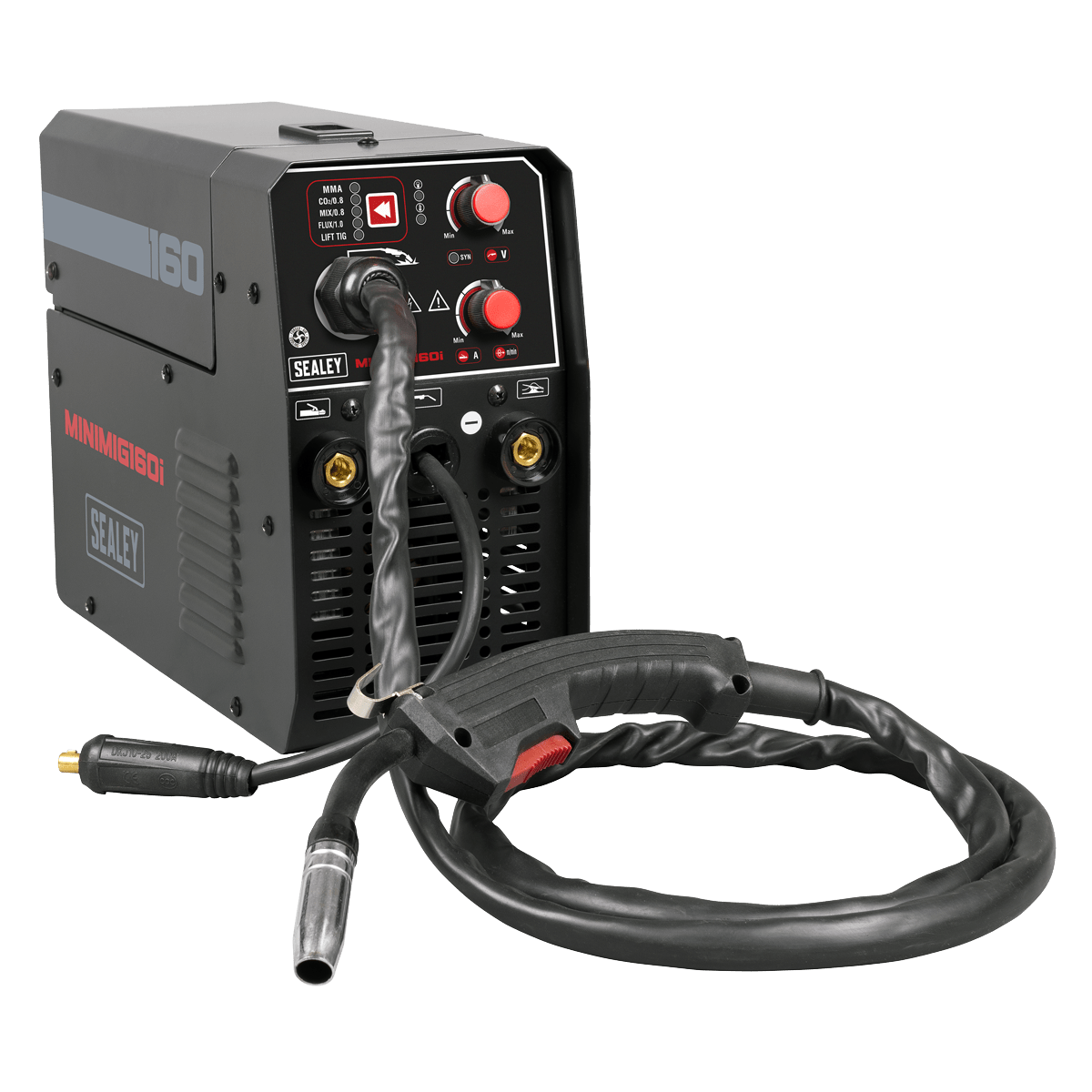 Sealey MINIMIG160I MIG/TIG & MMA (ARC/STICK) Inverter Welder 160A 230V - MINIMIG160I - Sealey Tools UK - Trade Counter Direct
