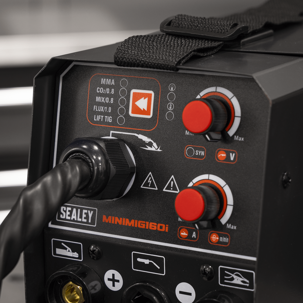 Sealey MINIMIG160I MIG/TIG & MMA (ARC/STICK) Inverter Welder 160A 230V - MINIMIG160I - Sealey Tools UK - Trade Counter Direct