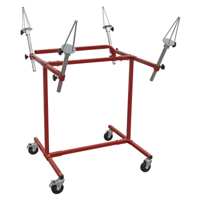 Sealey MK71 Alloy Wheel Painting/Repair Stand - 4 Wheel Capacity - MK71 - Sealey Tools UK - Trade Counter Direct