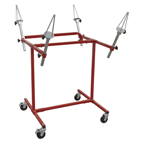 Sealey MK71 Alloy Wheel Painting/Repair Stand - 4 Wheel Capacity - MK71 - Sealey Tools UK - Trade Counter Direct