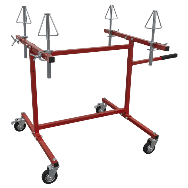 Sealey MK74 Alloy Wheel Repair/Painting Stand - 4 Wheel Capacity - MK74 - Sealey Tools UK - Trade Counter Direct