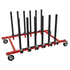 Sealey MK76 Panel Storage Rack Mobile Holds 5 Panels - MK76 - Sealey Tools UK - Trade Counter Direct