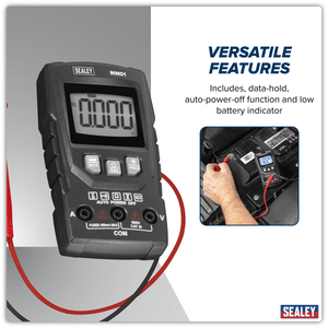 Sealey MM01 Auto-Ranging Digital Multimeter 6-Function - MM01 - Sealey Tools UK - Trade Counter Direct