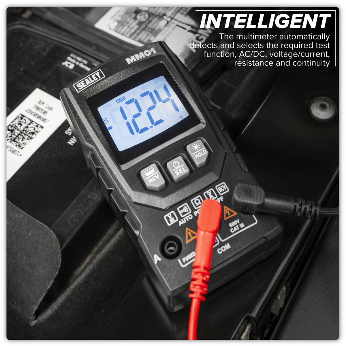 Sealey MM01 Auto-Ranging Digital Multimeter 6-Function - MM01 - Sealey Tools UK - Trade Counter Direct