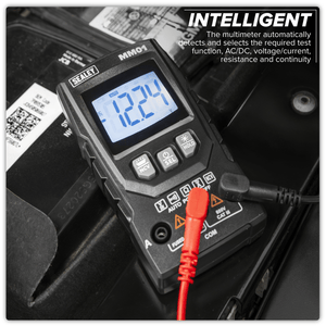 Sealey MM01 Auto-Ranging Digital Multimeter 6-Function - MM01 - Sealey Tools UK - Trade Counter Direct