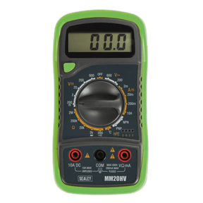 Sealey MM20HV Digital Multimeter 8 - Function with Thermocouple Hi - Vis - MM20HV - Sealey Tools UK - Trade Counter Direct