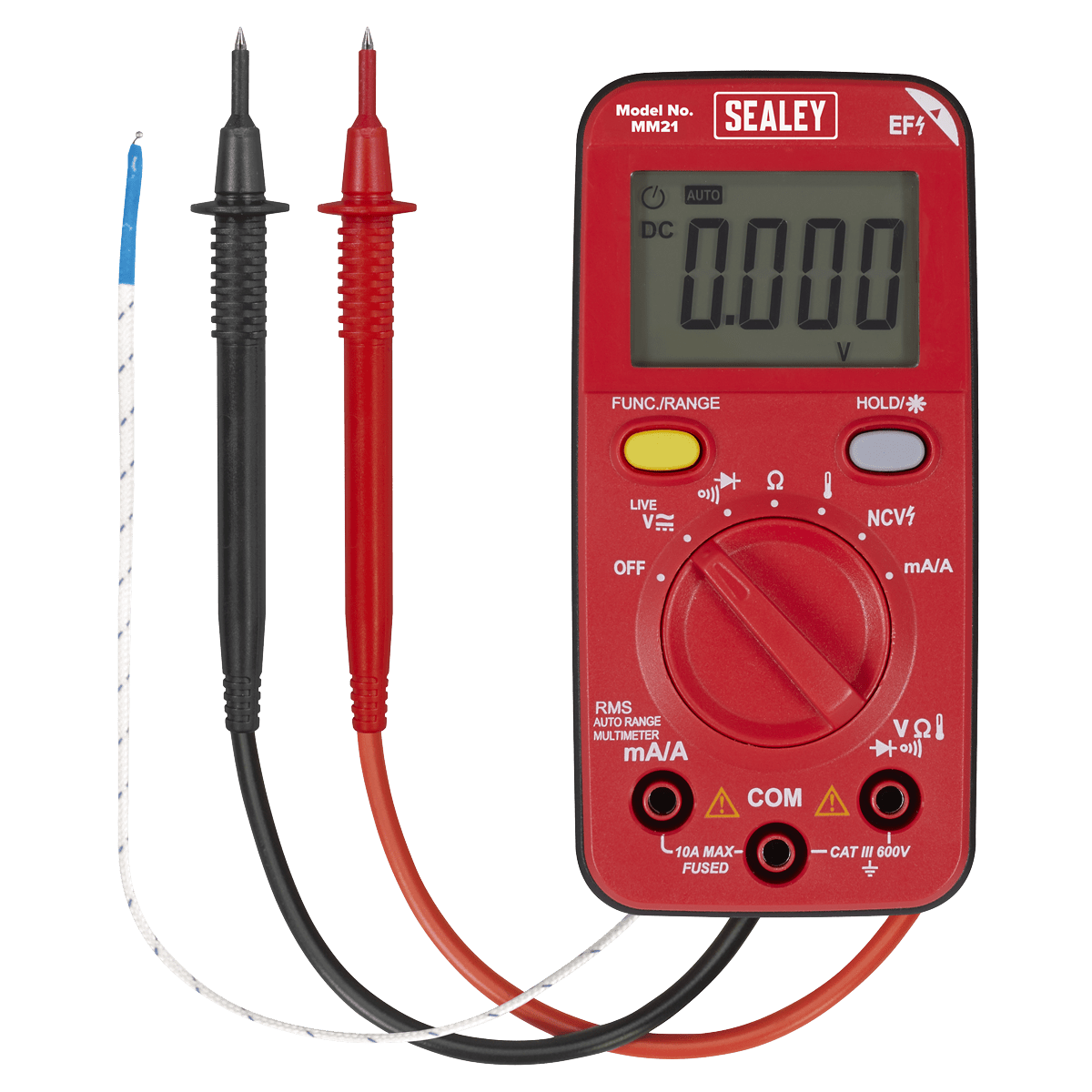 Sealey MM21 10-Function Professional Auto-Ranging Digital Multimeter - MM21 - Sealey Tools UK - Trade Counter Direct