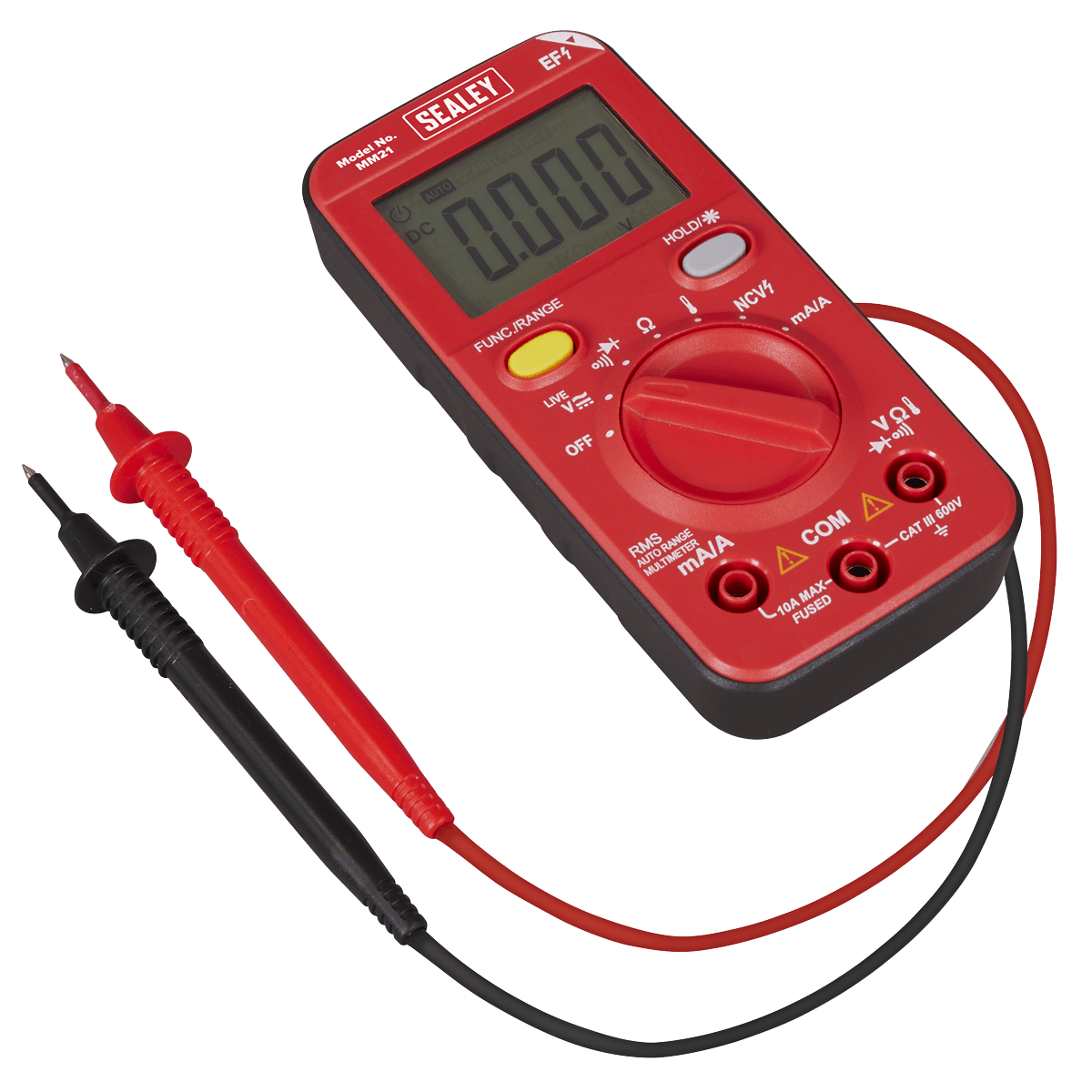 Sealey MM21 10-Function Professional Auto-Ranging Digital Multimeter - MM21 - Sealey Tools UK - Trade Counter Direct