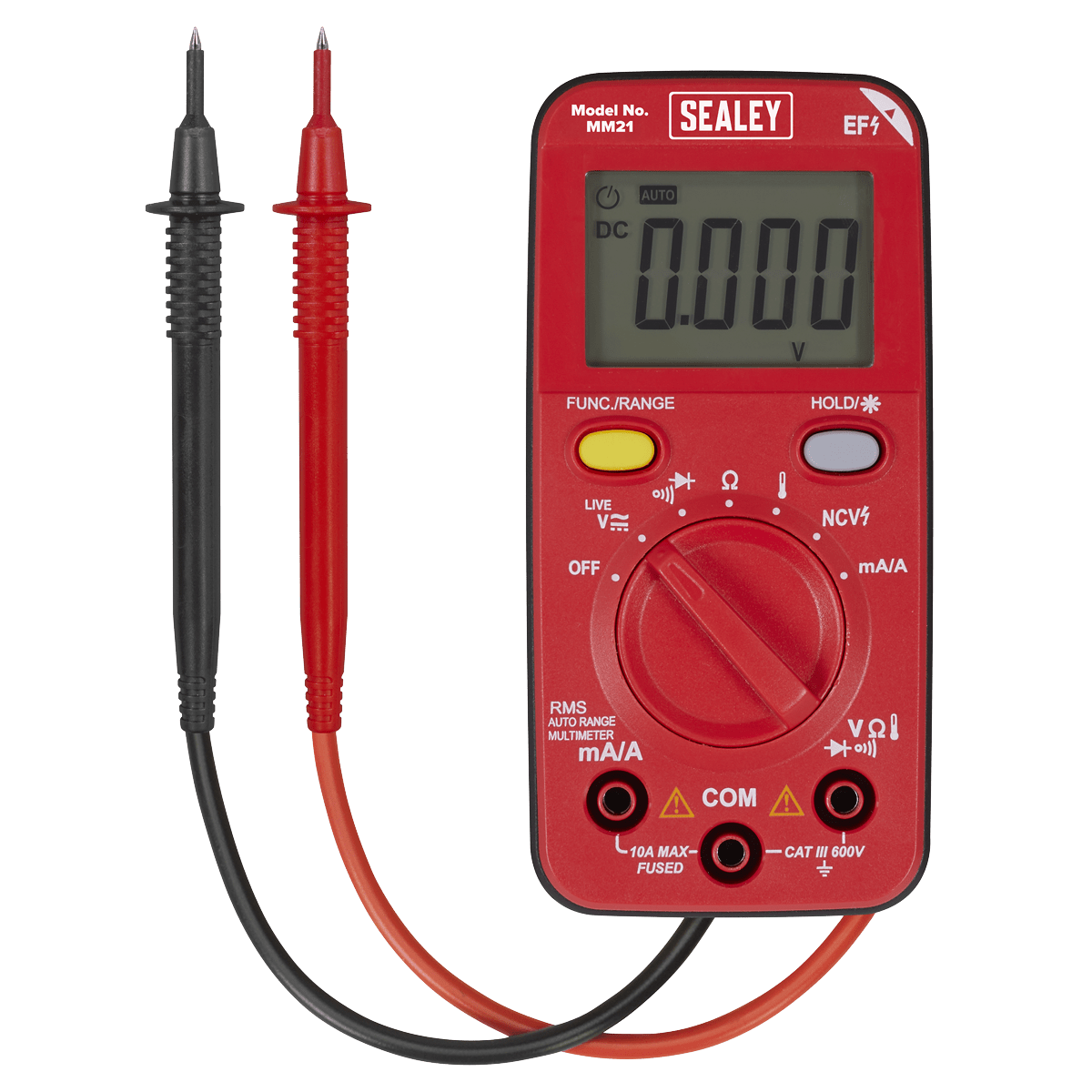 Sealey MM21 10-Function Professional Auto-Ranging Digital Multimeter - MM21 - Sealey Tools UK - Trade Counter Direct