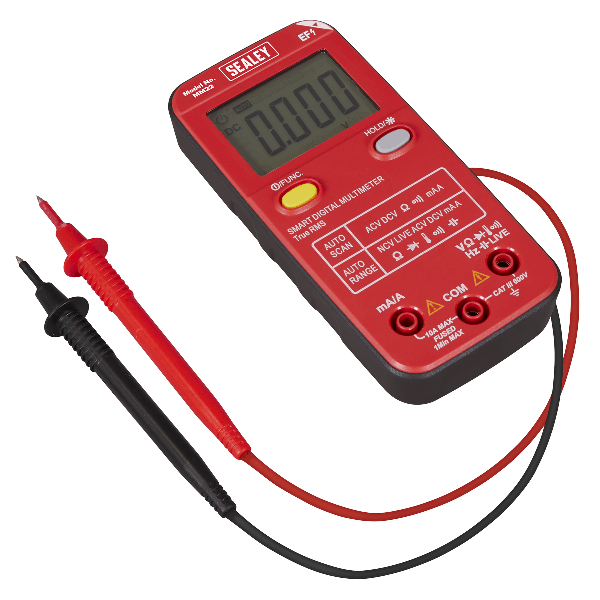 Sealey MM22 13-Function Professional Smart Auto-Scanning Digital Multimeter - MM22 - Sealey Tools UK - Trade Counter Direct