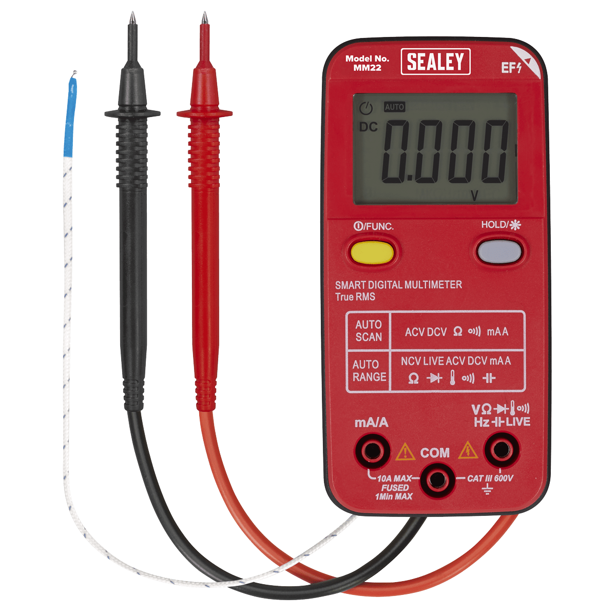 Sealey MM22 13-Function Professional Smart Auto-Scanning Digital Multimeter - MM22 - Sealey Tools UK - Trade Counter Direct