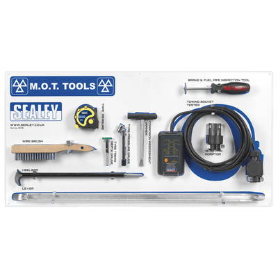 Sealey MOTBKIT MOT Tool Board with Tools - MOTBKIT - Sealey Tools UK - Trade Counter Direct