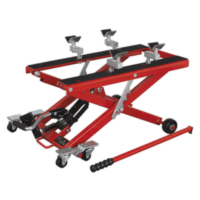 Sealey Motorcycle & Quad Scissor Lift 500kg Capacity Hydraulic - MC4500 - Sealey Tools UK - Trade Counter Direct