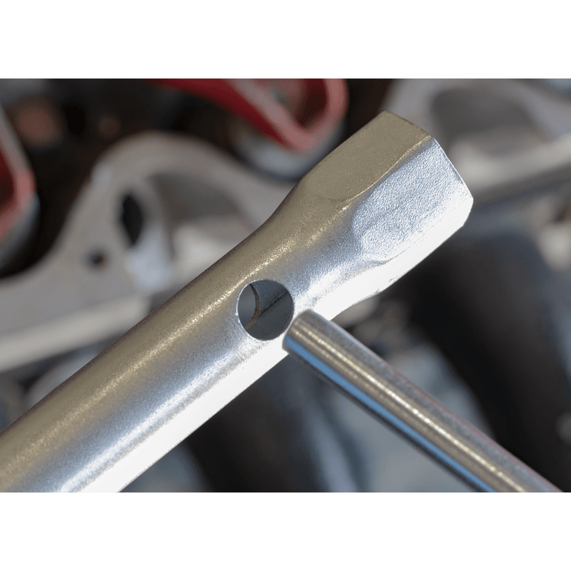 Sealey MS157 Long Reach Double End Spark Plug Box Spanner with L-Bar 16/18mm - MS157 - Sealey Tools UK - Trade Counter Direct