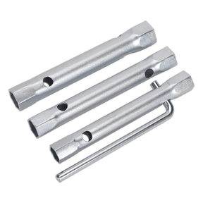 Sealey MS165 Spark Plug Box Spanner Set 3pc Long Reach Double End - MS165 - Sealey Tools UK - Trade Counter Direct