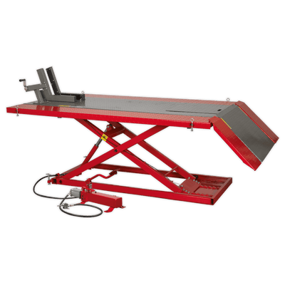 Sealey MT680 Mini Tractor/Quad/Motorcycle Lift 680kg Capacity Air/Hydraulic - Quad/Mini Tractor Lifts - SLY-12687 - Sealey Tools UK - Trade Counter Direct