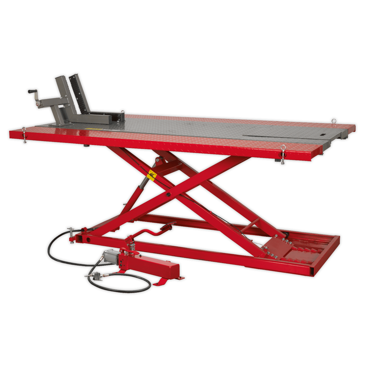 Sealey MT680 Mini Tractor/Quad/Motorcycle Lift 680kg Capacity Air/Hydraulic - Quad/Mini Tractor Lifts - SLY-12687 - Sealey Tools UK - Trade Counter Direct