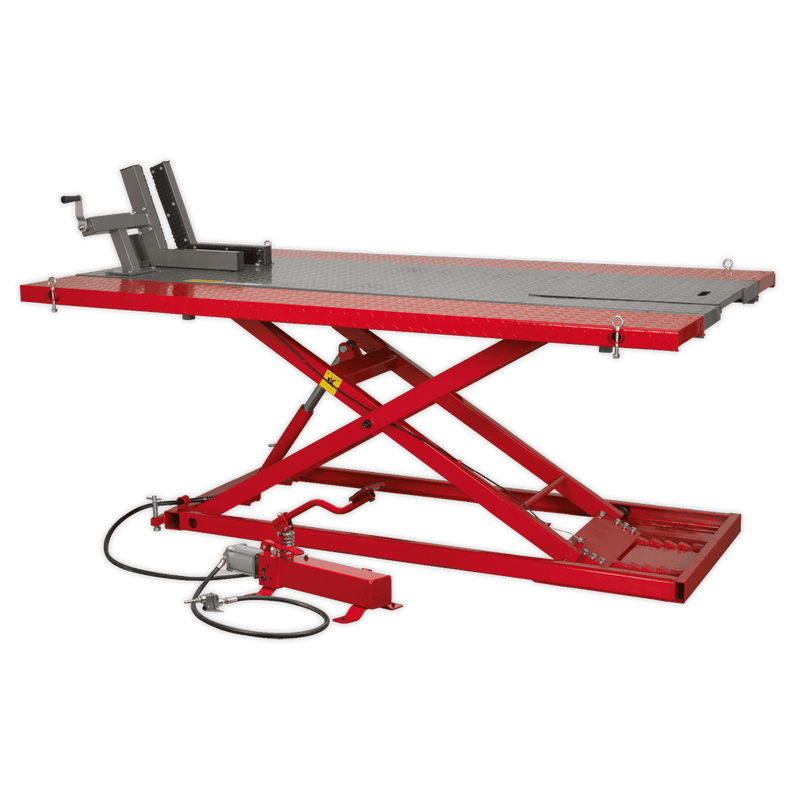 Sealey MT680 Mini Tractor/Quad/Motorcycle Lift 680kg Capacity Air/Hydraulic - Quad/Mini Tractor Lifts - SLY-12687 - Sealey Tools UK - Trade Counter Direct