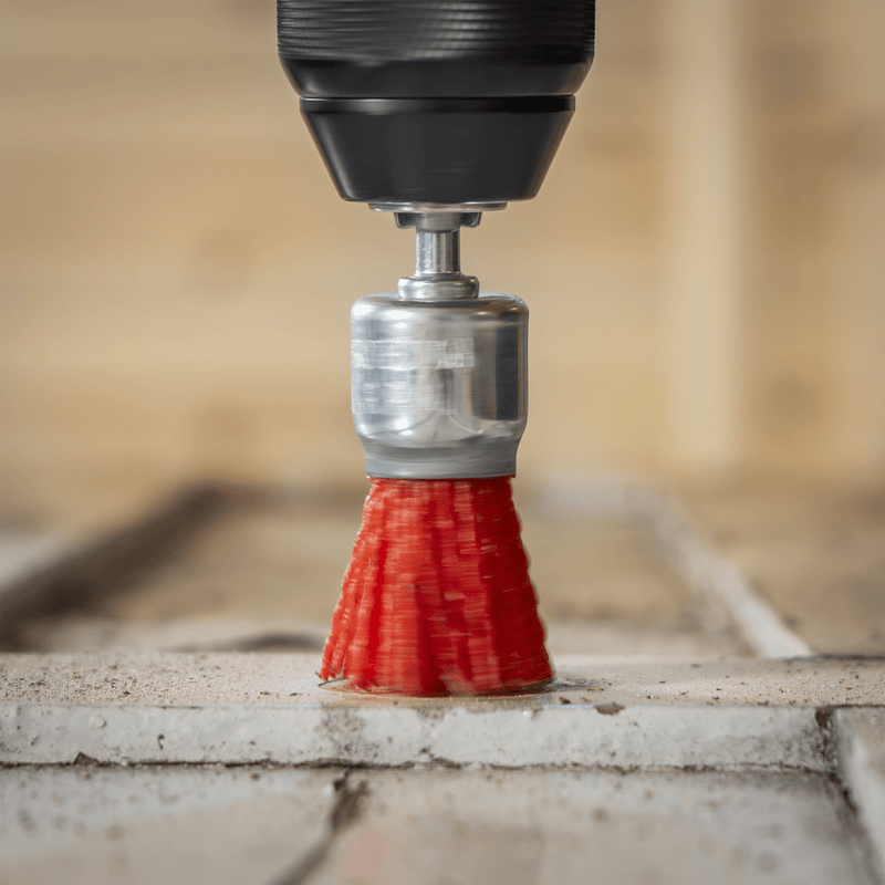 Sealey NFBE25 25mm Nylon Filament End Brush with 6mm Shaft - NFBE25 - Sealey Tools UK - Trade Counter Direct
