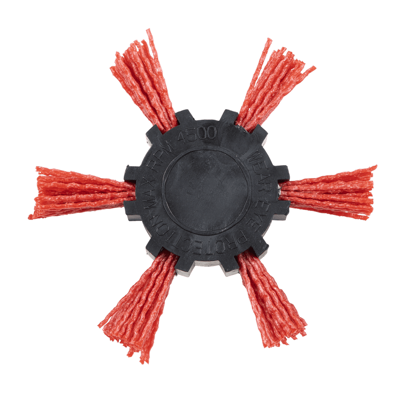 Sealey NFBS100 100mm Nylon Filament Strip Brush with 6mm Shaft - NFBS100 - Sealey Tools UK - Trade Counter Direct