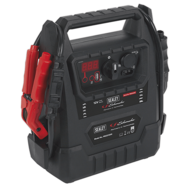 Sealey PBI2212GS Schumacher® RoadStart® Emergency Jump Starter 12V 2300 Peak Amps - DEKRA Approved - PBI2212GS - Sealey Tools UK - Trade Counter Direct