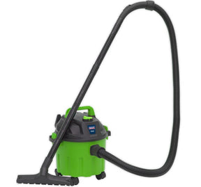 Sealey PC102HV Vacuum Cleaner Wet & Dry 10ltr 1000W/230V Hi - Vis Green - PC102HV - Sealey Tools UK - Trade Counter Direct