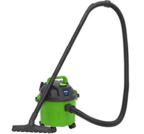Sealey PC102HV Vacuum Cleaner Wet & Dry 10ltr 1000W/230V Hi - Vis Green - PC102HV - Sealey Tools UK - Trade Counter Direct