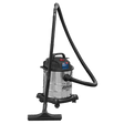 Sealey PC195SD Vacuum Cleaner Wet & Dry 20L 1200W/230V Stainless Drum - PC195SD - Sealey Tools UK - Trade Counter Direct