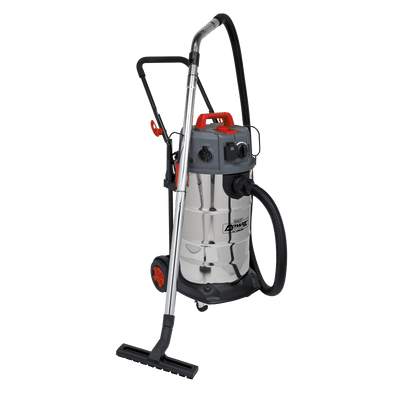 Sealey PC380M Vacuum Cleaner Industrial Dust - Free Wet/Dry 38L 1500W/230V Stainless Steel Drum M Class Filtration - PC380M - Sealey Tools UK - Trade Counter Direct
