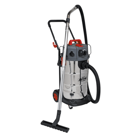 Sealey PC380M Vacuum Cleaner Industrial Dust - Free Wet/Dry 38L 1500W/230V Stainless Steel Drum M Class Filtration - PC380M - Sealey Tools UK - Trade Counter Direct