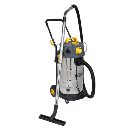 Sealey PC380M110V Vacuum Cleaner Industrial Dust - Free Wet/Dry 38L 1100W/110V Stainless Steel Drum M Class Filtration - PC380M110V - Sealey Tools UK - Trade Counter Direct