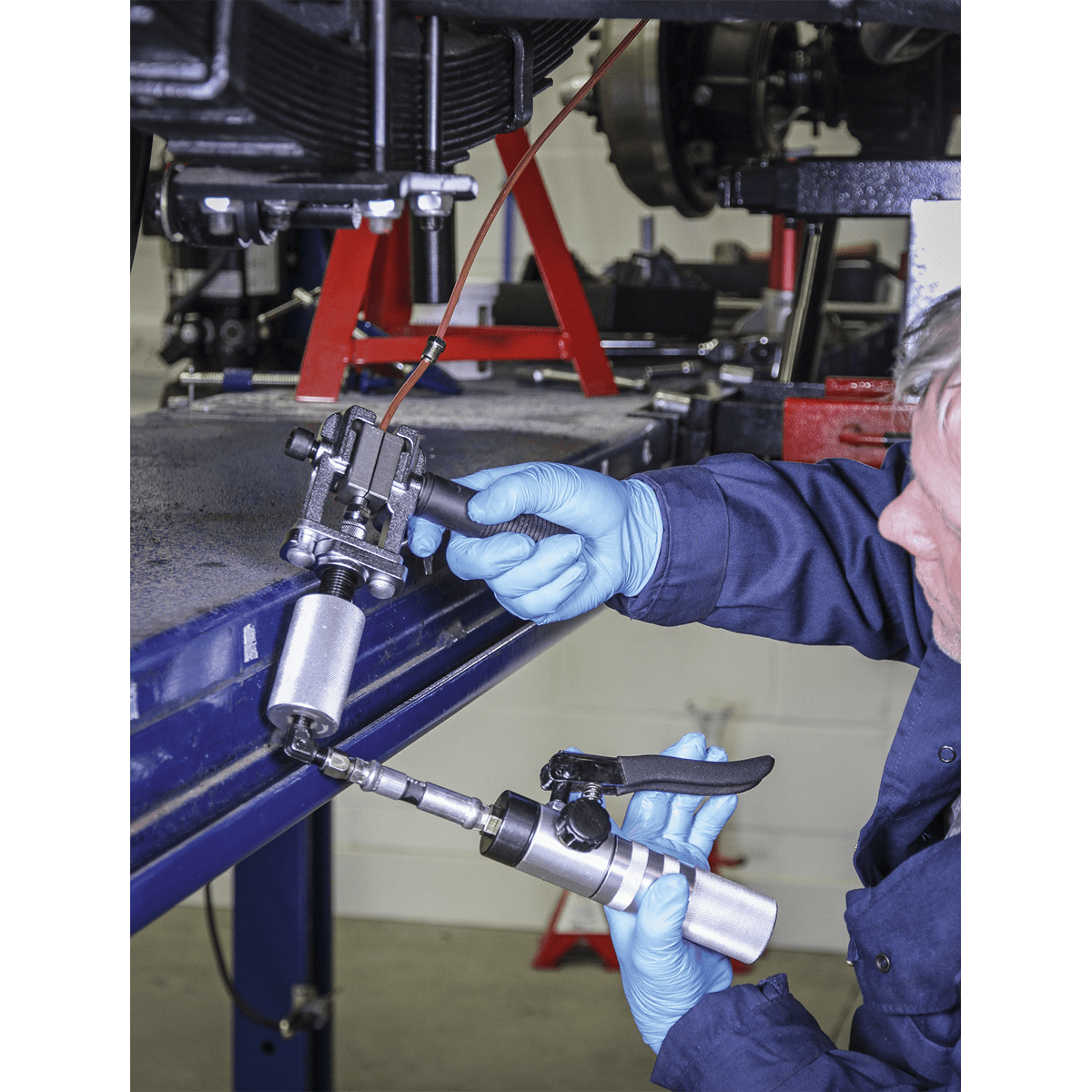 Sealey PFT15 On-Vehicle Hydraulic Brake Pipe Flaring Kit - PFT15 - Sealey Tools UK - Trade Counter Direct