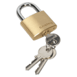 Sealey PL101 Brass Body Padlock 40mm - PL101 - Sealey Tools UK - Trade Counter Direct