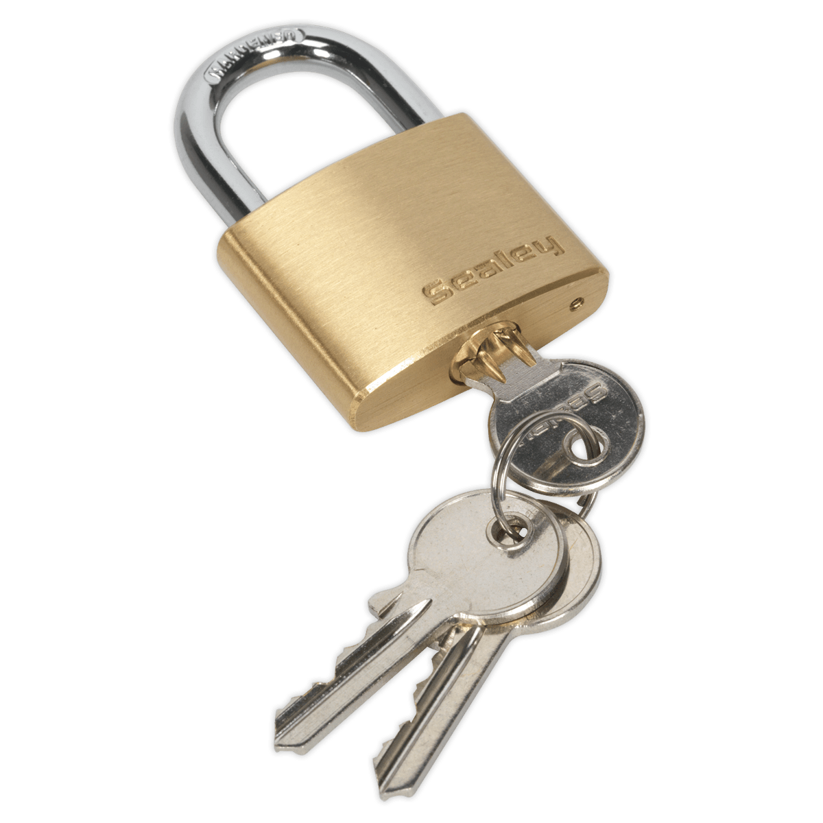 Sealey PL101 Brass Body Padlock 40mm - PL101 - Sealey Tools UK - Trade Counter Direct