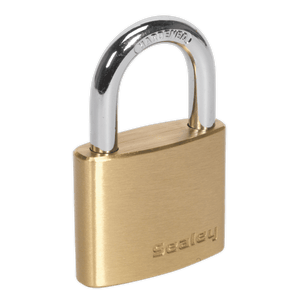 Sealey PL101 Brass Body Padlock 40mm - PL101 - Sealey Tools UK - Trade Counter Direct