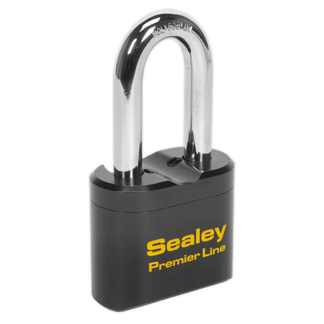 Sealey PL603L Premier™ Steel Body Combination Padlock Long Shackle 62mm - PL603L - Sealey Tools UK - Trade Counter Direct