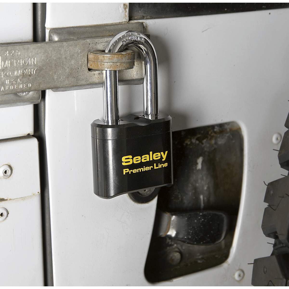 Sealey PL603L Premier™ Steel Body Combination Padlock Long Shackle 62mm - PL603L - Sealey Tools UK - Trade Counter Direct