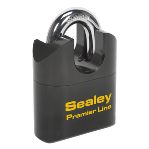 Sealey PL603S Premier™ Steel Body Combination Padlock Shrouded Shackle 62mm - PL603S - Sealey Tools UK - Trade Counter Direct
