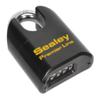 Sealey PL603S Premier™ Steel Body Combination Padlock Shrouded Shackle 62mm - PL603S - Sealey Tools UK - Trade Counter Direct