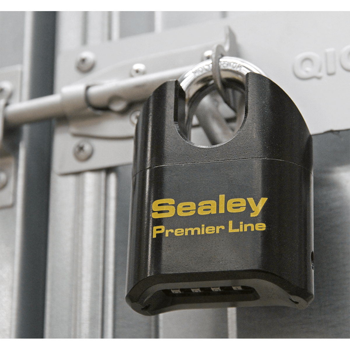 Sealey PL603S Premier™ Steel Body Combination Padlock Shrouded Shackle 62mm - PL603S - Sealey Tools UK - Trade Counter Direct
