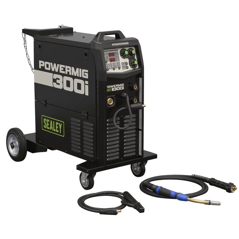 Sealey POWERMIG300I 300A Professional Gas/Gasless MIG/TIG/MMA Inverter Welder 400V 3ph - POWERMIG300I - Sealey Tools UK - Trade Counter Direct
