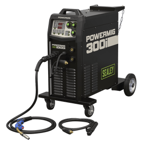 Sealey POWERMIG300I 300A Professional Gas/Gasless MIG/TIG/MMA Inverter Welder 400V 3ph - POWERMIG300I - Sealey Tools UK - Trade Counter Direct