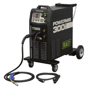 Sealey POWERMIG300I 300A Professional Gas/Gasless MIG/TIG/MMA Inverter Welder 400V 3ph - POWERMIG300I - Sealey Tools UK - Trade Counter Direct