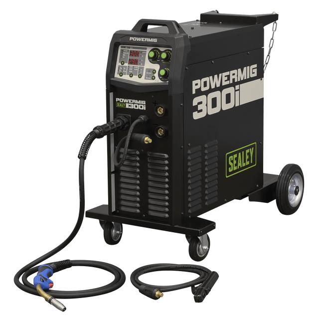 Sealey POWERMIG300I 300A Professional Gas/Gasless MIG/TIG/MMA Inverter Welder 400V 3ph - POWERMIG300I - Sealey Tools UK - Trade Counter Direct