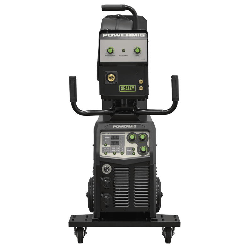 Sealey POWERMIG500I 500A Professional Gas/Gasless MIG/TIG/MMA Inverter Welder With Portable Wire Feeder 400V/3ph - POWERMIG500I - Sealey Tools UK - Trade Counter Direct